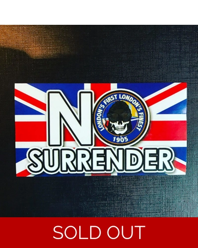 100 Chelsea Stickers - No Surrender